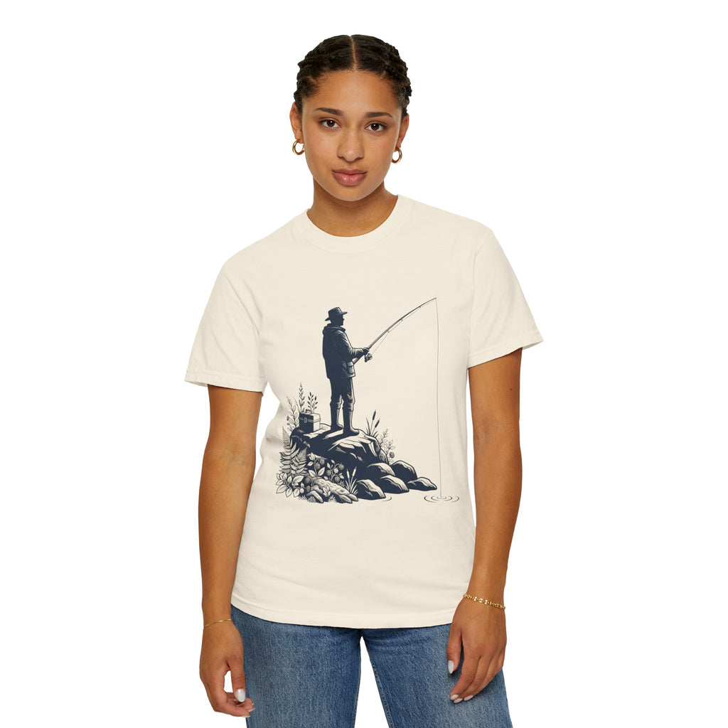 "Fishing" Unisex Garment-Dyed Tee