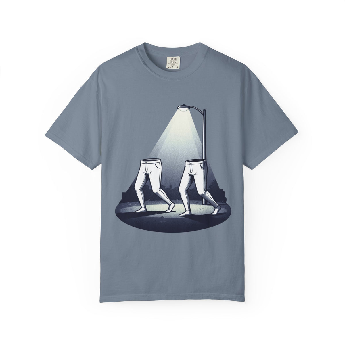 Color: Blue Jean | The Fresno Nightcrawlers (California, USA) Unisex Garment-Dyed Tee