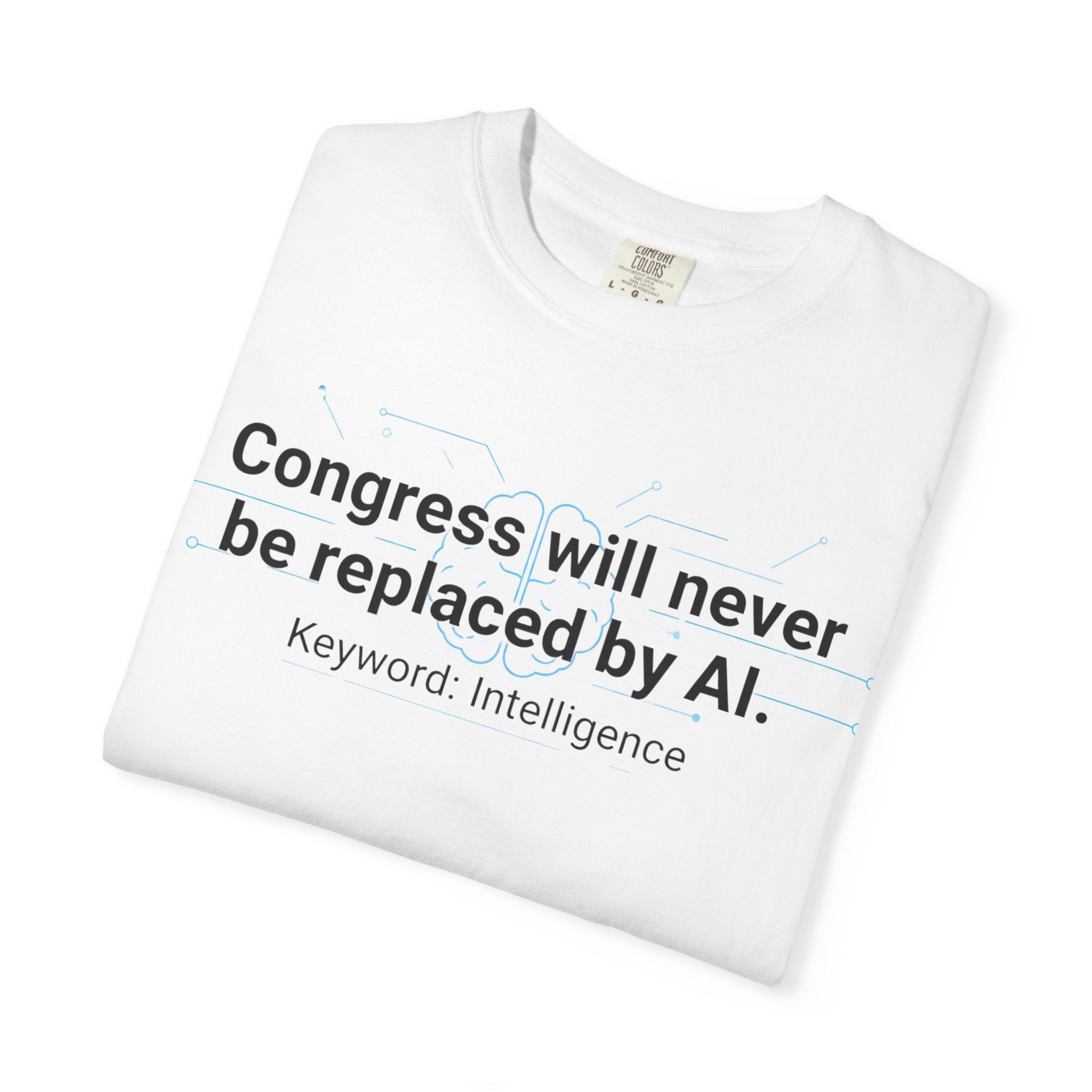 "Congress vs. AI T-Shirt" Unisex Garment-Dyed T-shirt