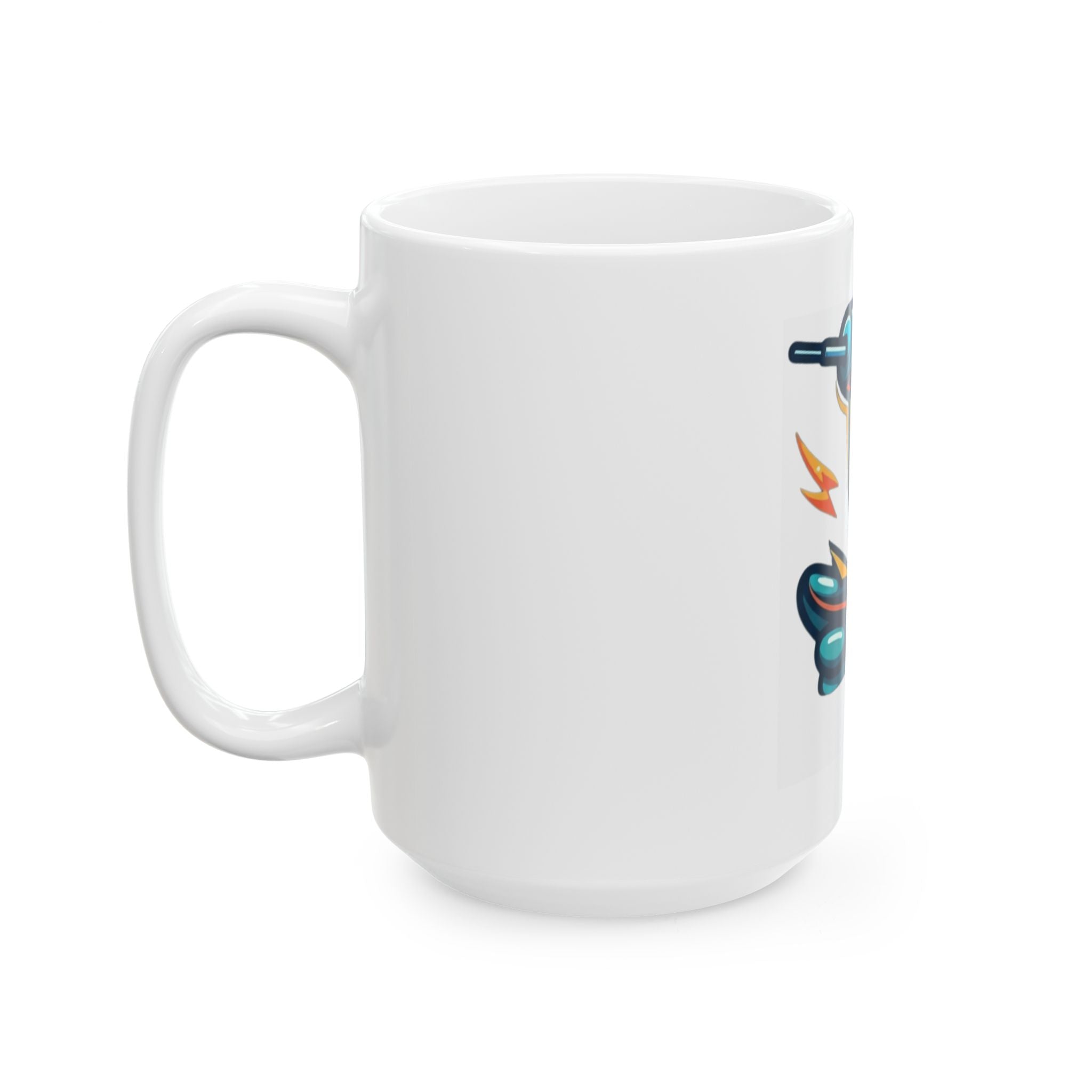 "Drill Baby Drill" White Ceramic Mug — Graphic