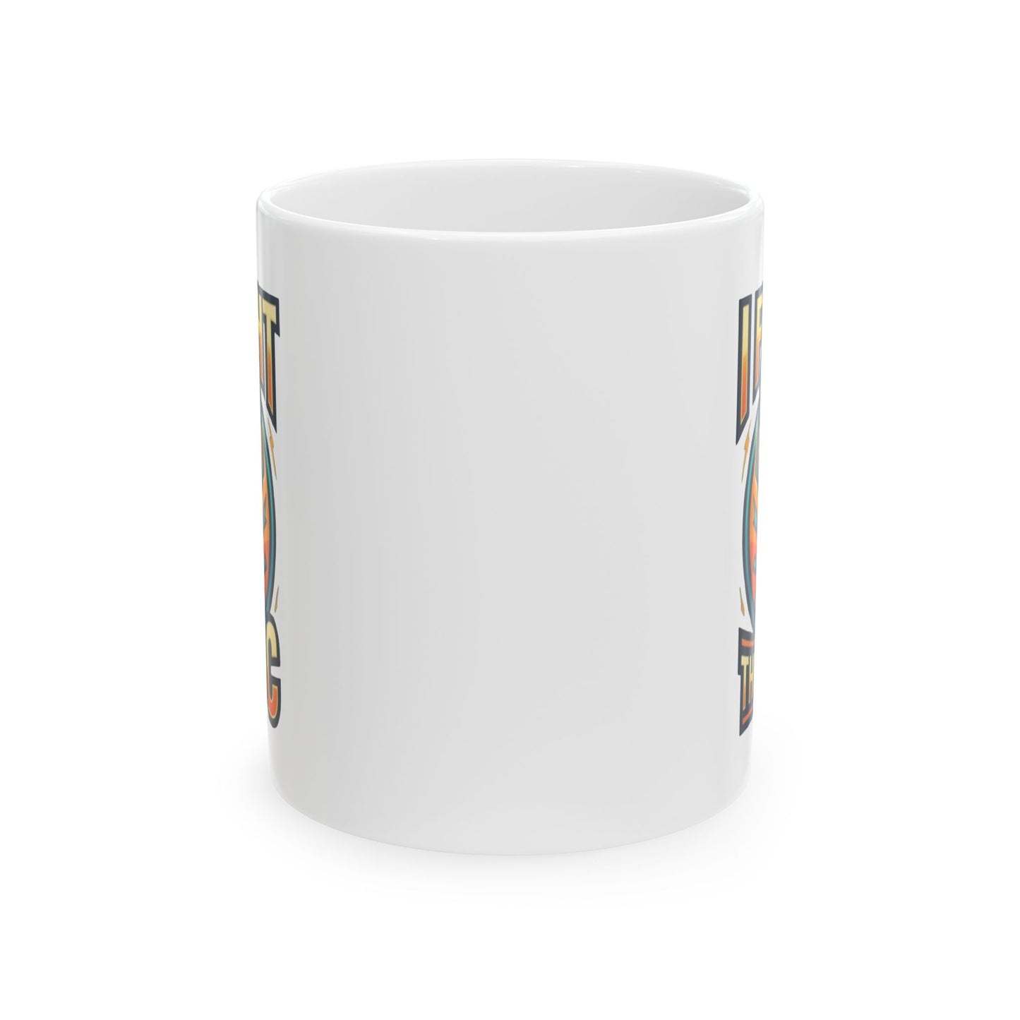 "I Fought The Big C and Won" White Ceramic Mug — Graphic