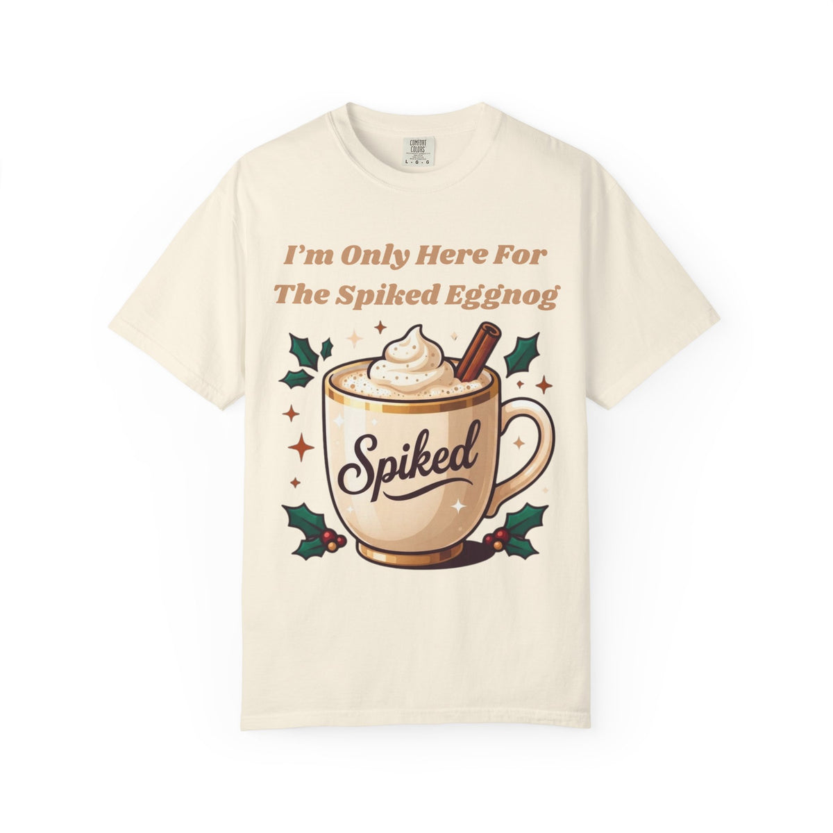 "Spiked Eggnog" Unisex Garment-Dyed Tee