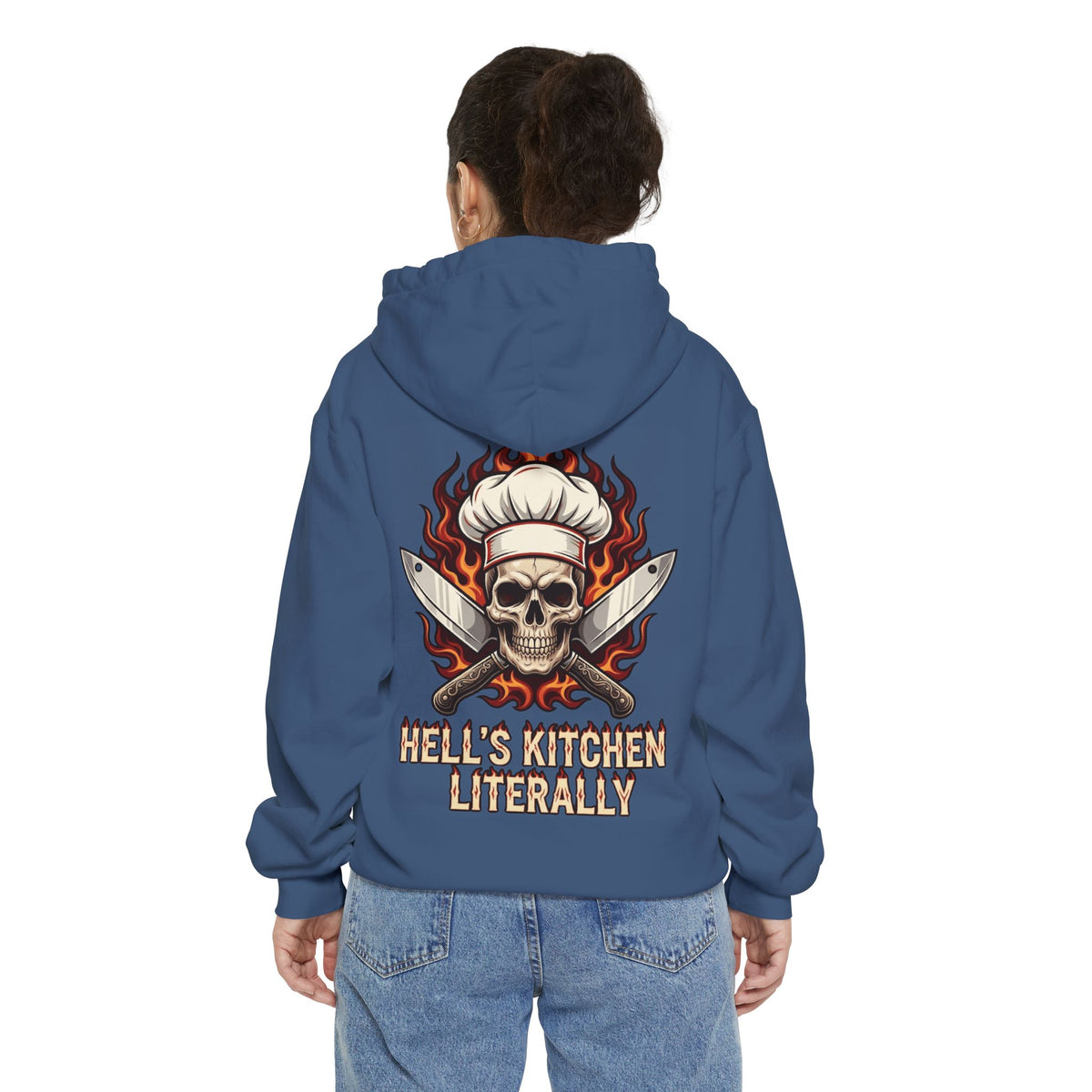 "Hell's Kitchen Literally" Garment-Dyed Hoodie