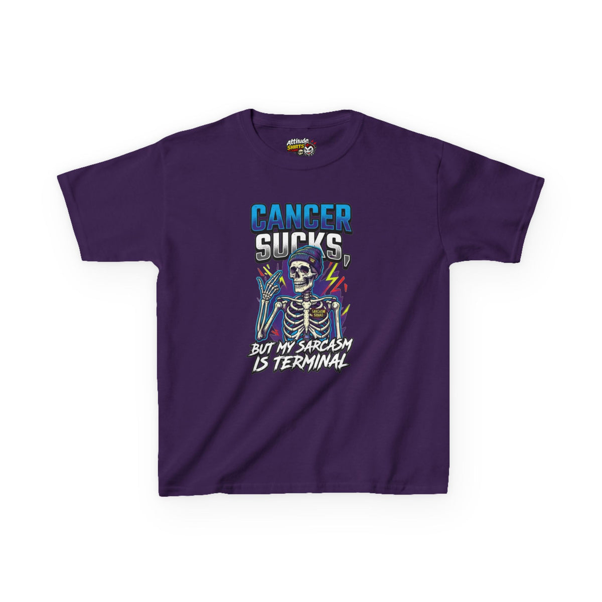 Cancer Sucks But My Sarcasm Is Terminal Kids Tee
