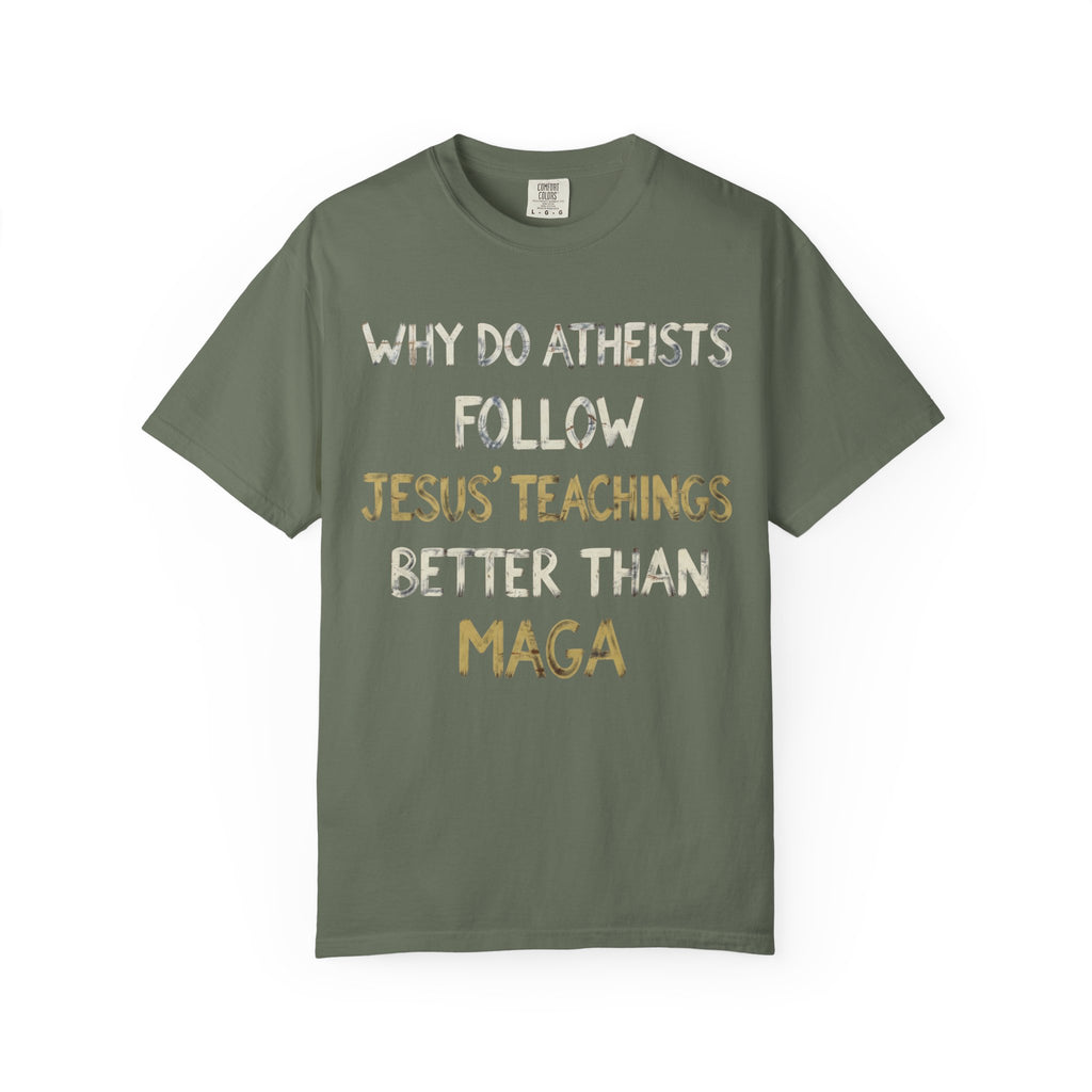 "Jesus Teachings" Unisex Garment-Dyed Tee
