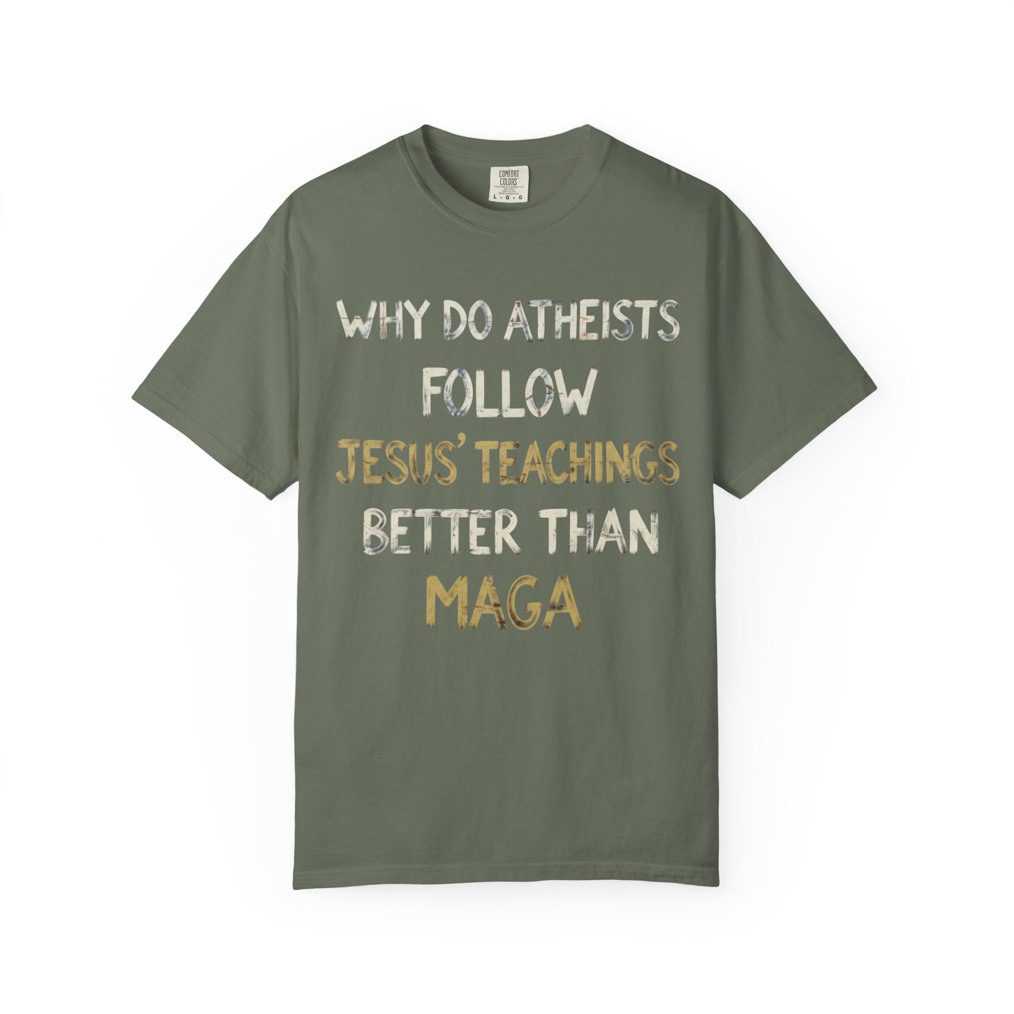 "Jesus Teachings" Unisex Garment-Dyed Tee