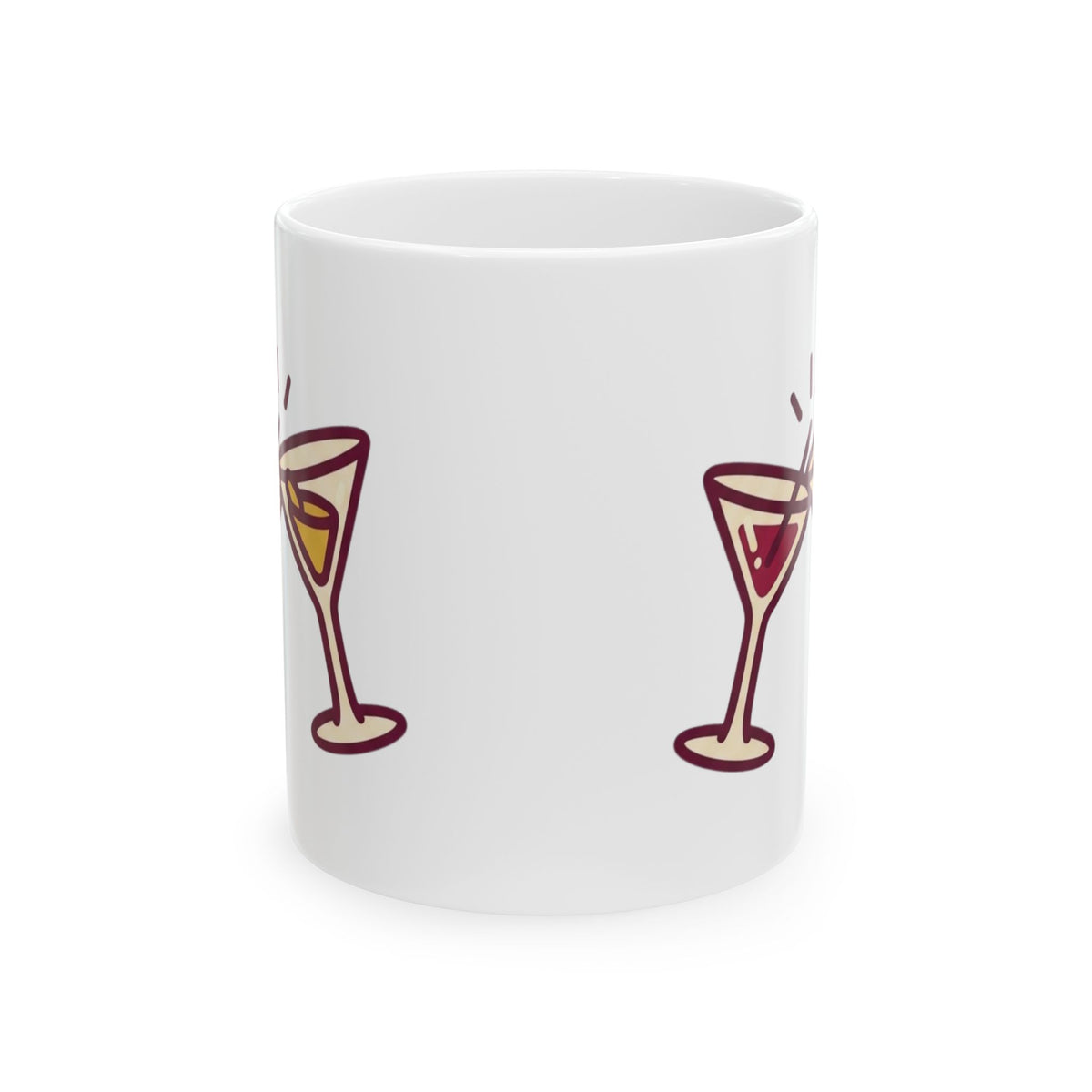 "Thanksgiving Regrets" White Ceramic Mug — Graphic