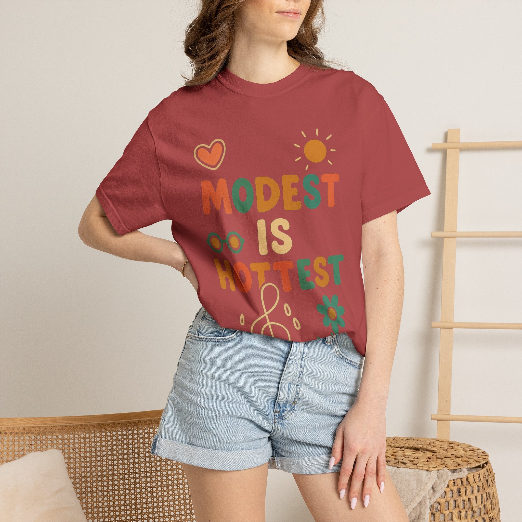 "Modest is Hottest" Unisex Garment-Dyed T-shirt