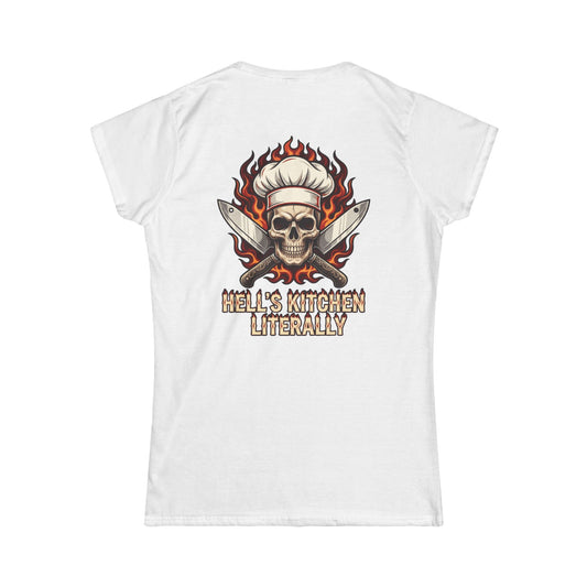 Color: White | Hell's Kitchen Literally Women's Tee