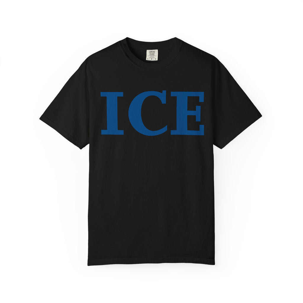 "ICE LOGO" Unisex Garment-Dyed T-shirt