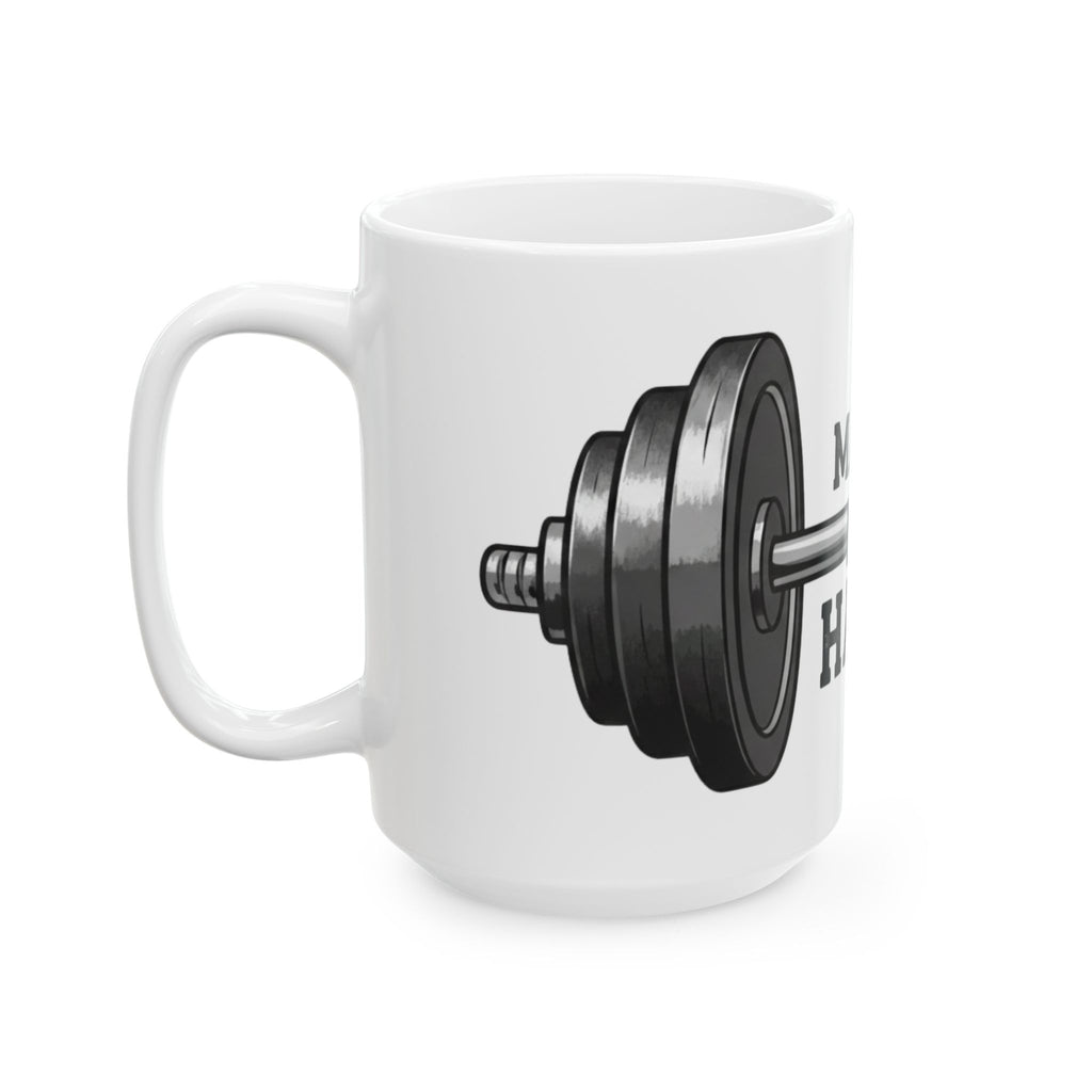 "Make Me Hard" White Ceramic Mug
