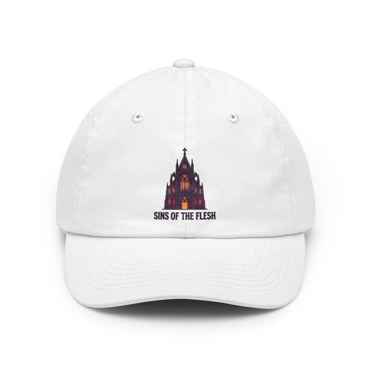 Color: White | Sins of The Flesh Group Rates Dad Hat