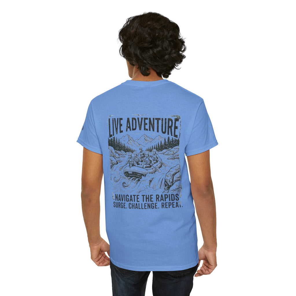"Live Adventure - Rafting" Premium Graphic Tee