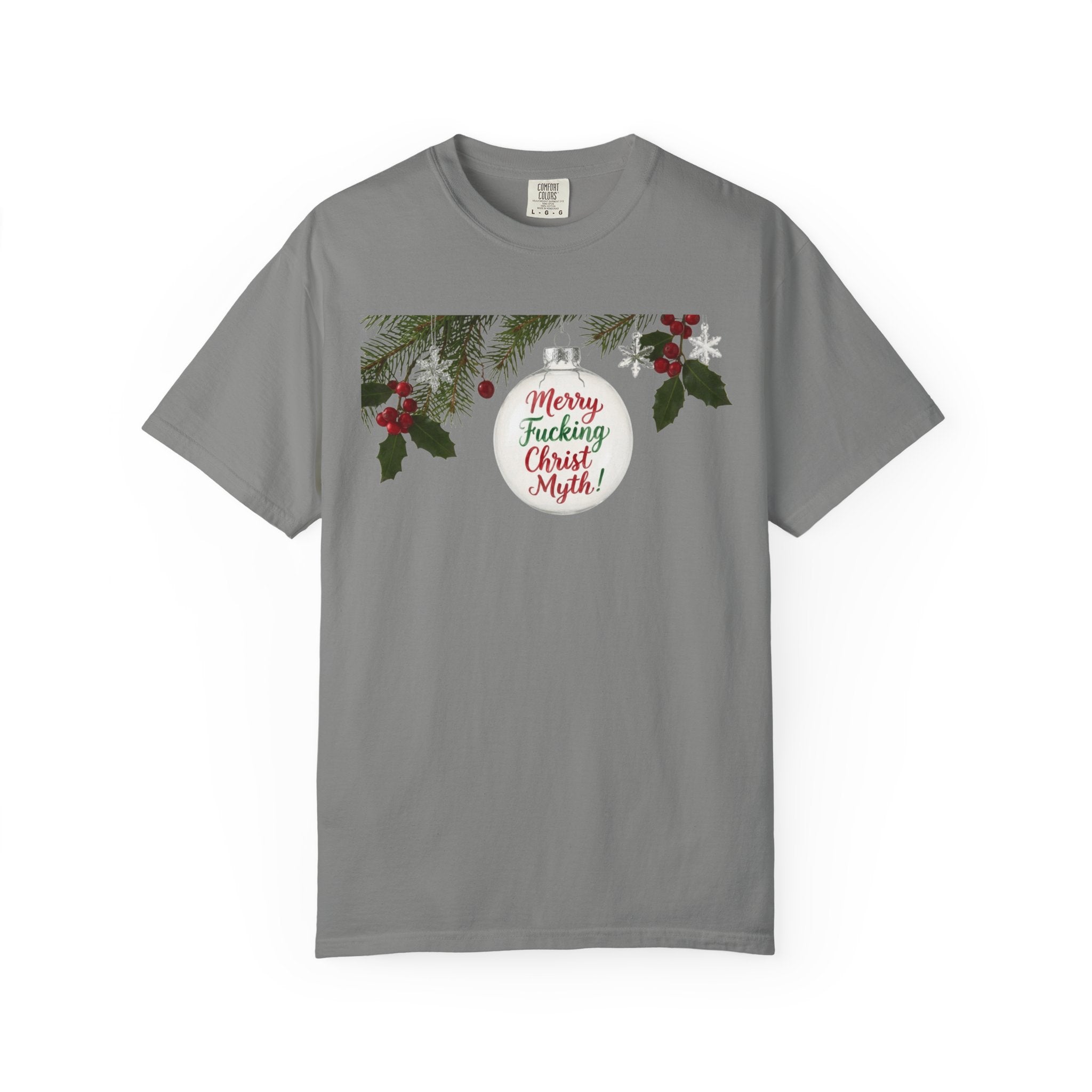 "MF Christ Myth" Unisex Garment-Dyed T-shirt