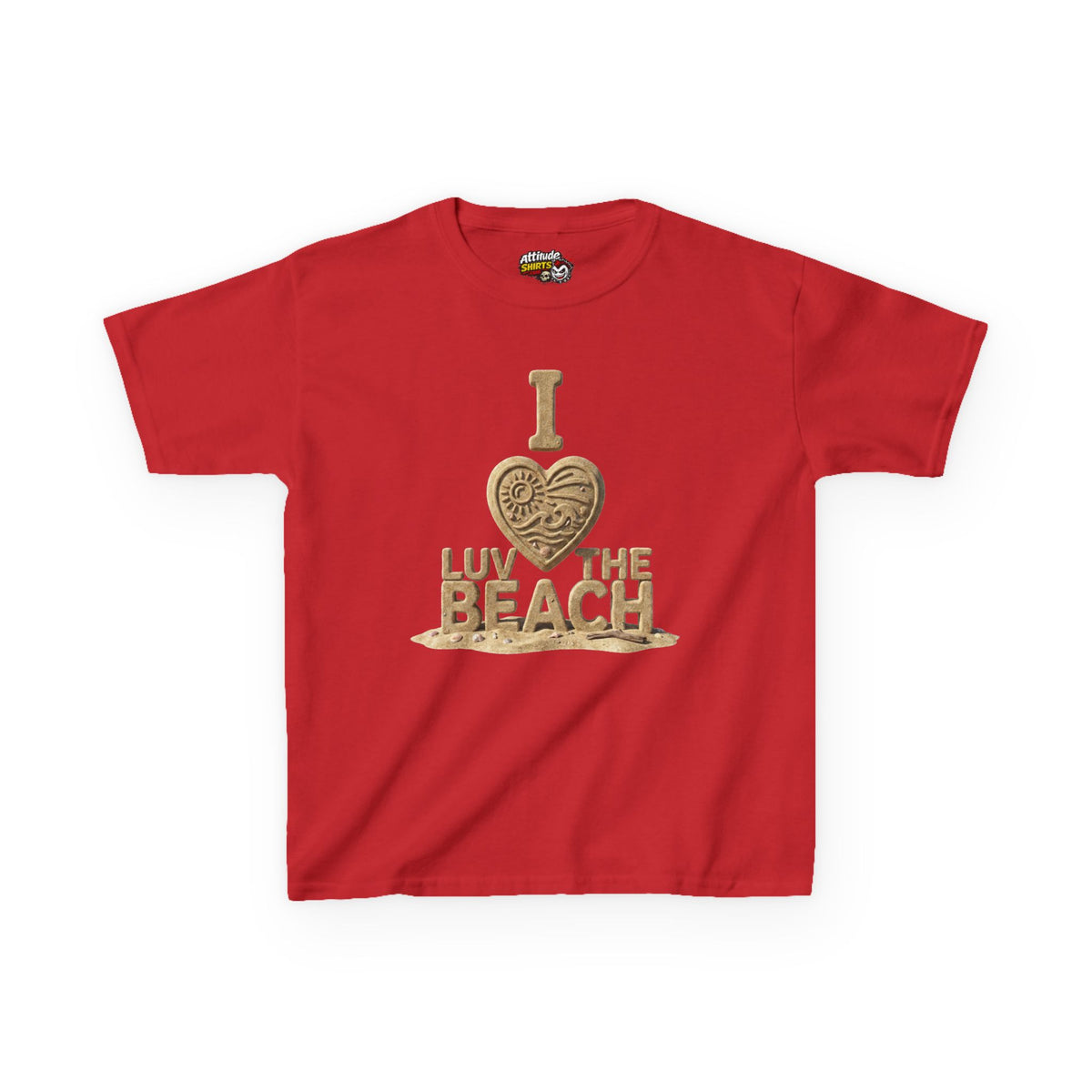 "I Luv The Beach" Kids Tee