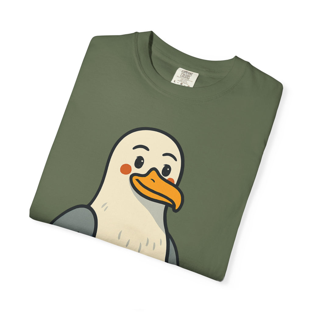 "Utah Seagull - When One Wife Isn't Enough" Unisex Garment-Dyed T-shirt