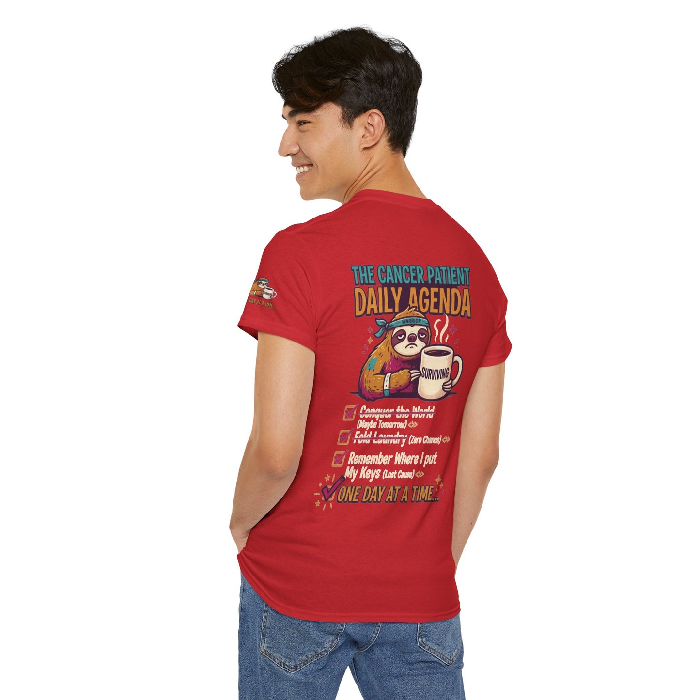 "Cancer One Day At A Time" Premium Graphic Tee