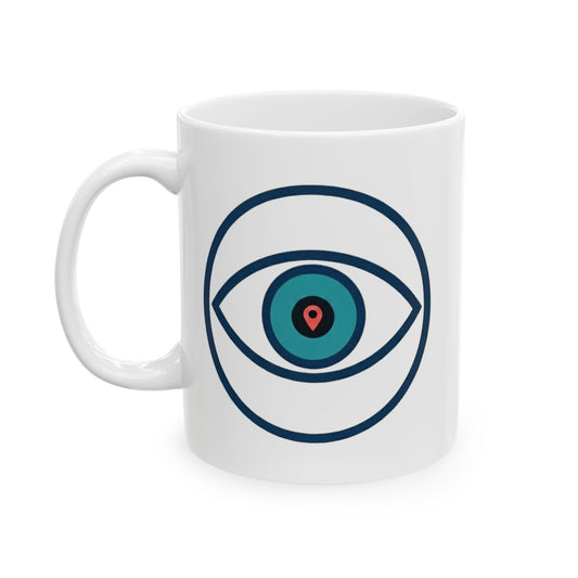 "Monitoring the Situation" White Ceramic Mug — Graphic