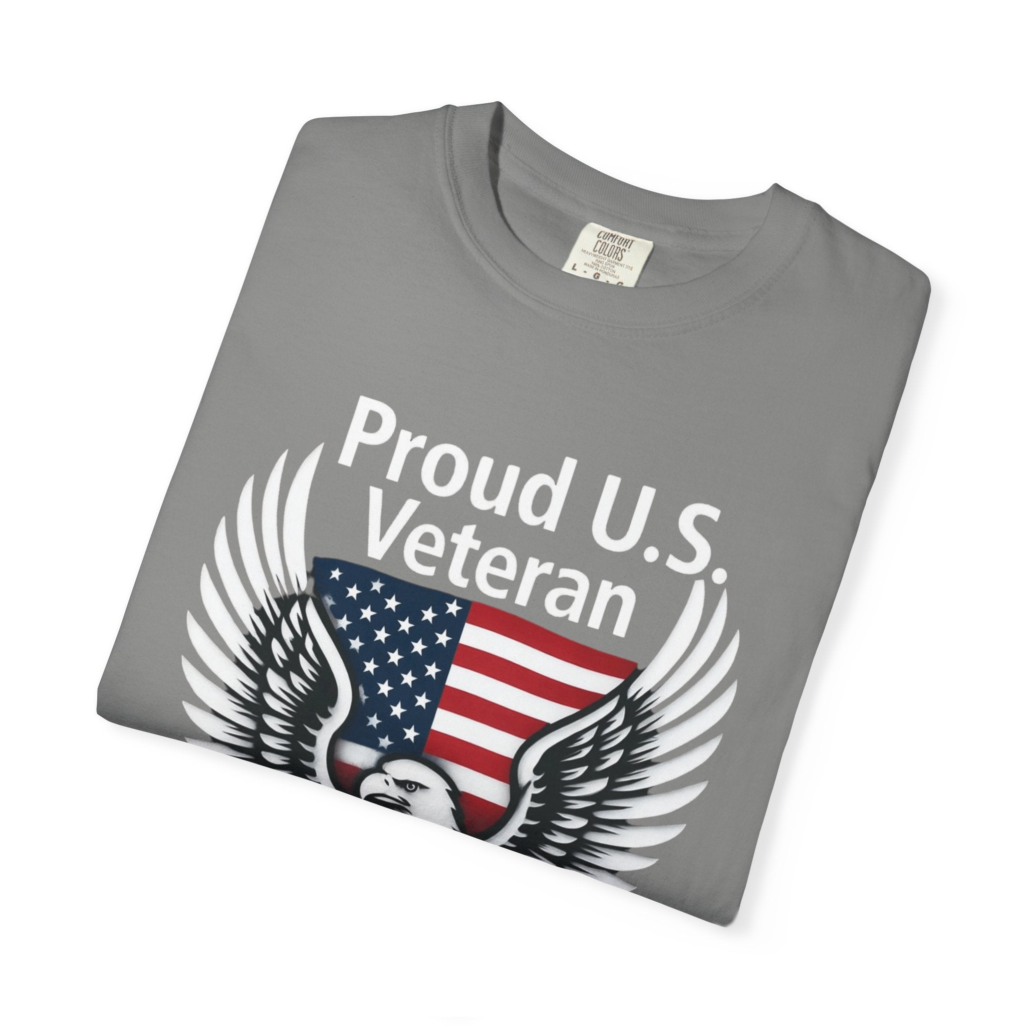 "Proud Veteran" Unisex Garment-Dyed T-shirt