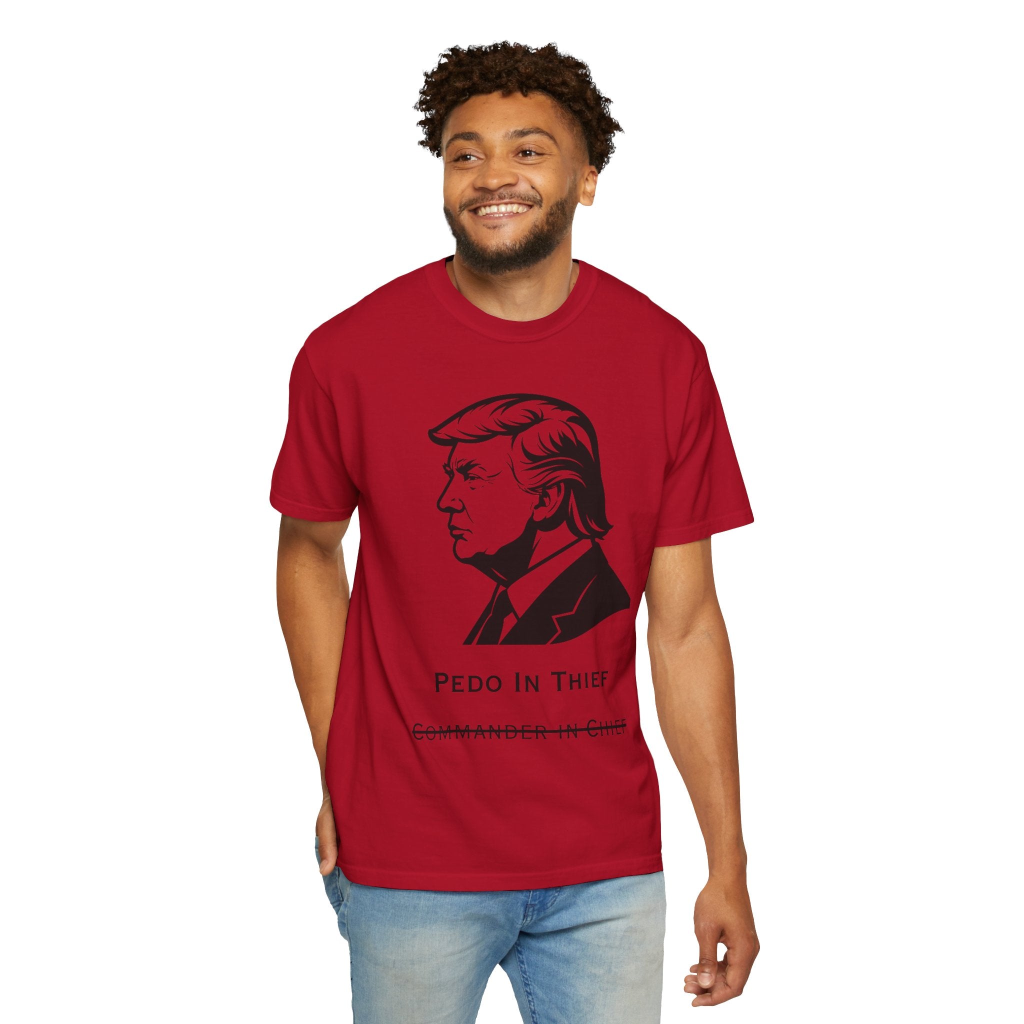 Pedo in Thief | Garment-Dyed Tee — AttitudeShirts