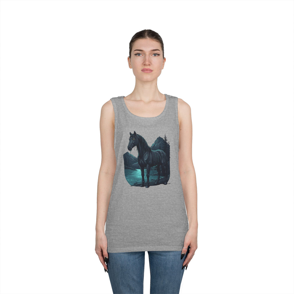 Color: Sport Grey | Kelpie (Scottish Folklore) Tank Top