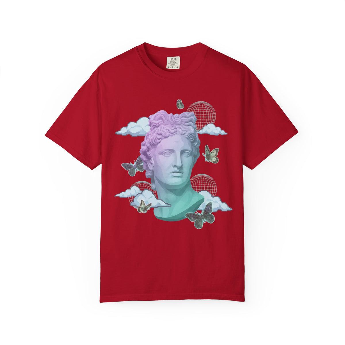 Color: Red | Dreamscape Unisex Garment-Dyed Tee