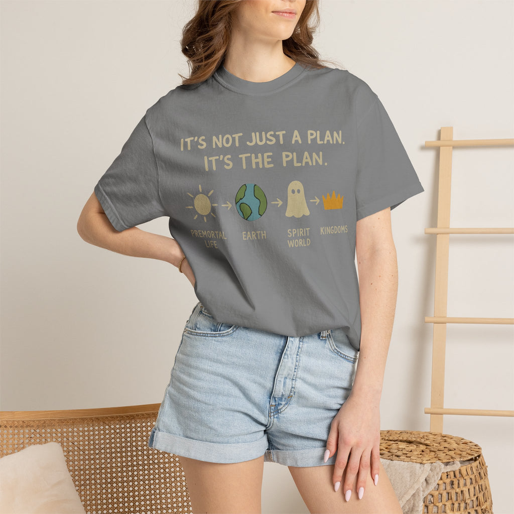"It's The Plan" Unisex Garment-Dyed T-shirt
