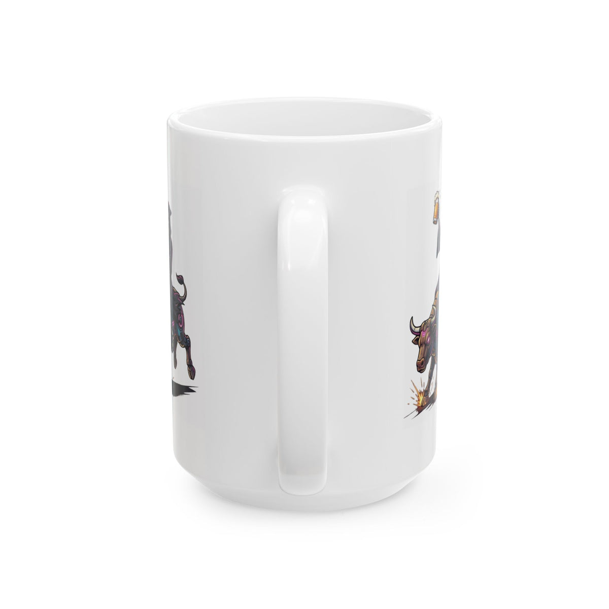 "Reaping the Night Life" White Ceramic Mug — Graphic
