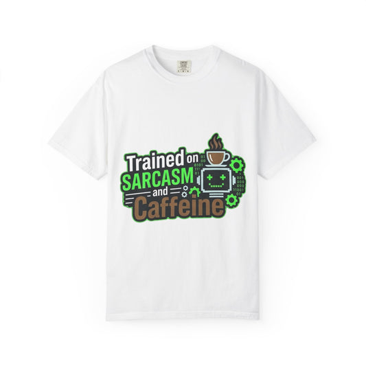 Color: White | Sarcasm Training Graduate | Garment-Dyed Tee — AttitudeShirts