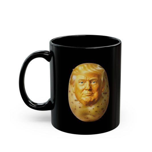 "Dick Tater" Black Ceramic Mug — Graphic