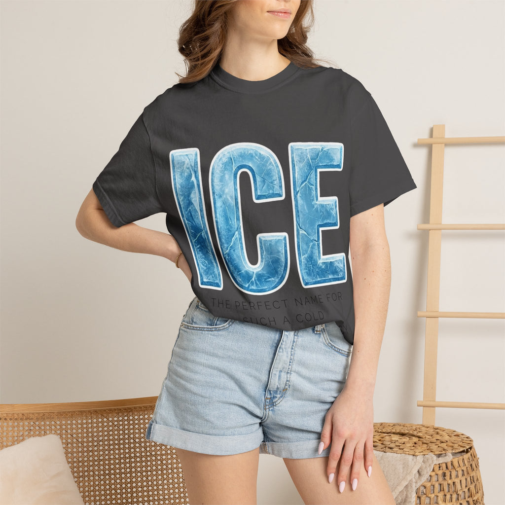 "ICE Cold Government" Unisex Garment-Dyed T-shirt
