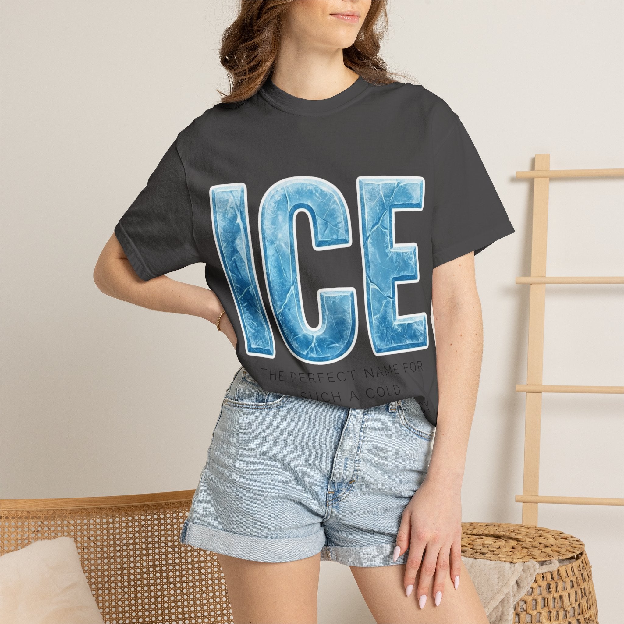 "ICE Cold Government" Unisex Garment-Dyed T-shirt
