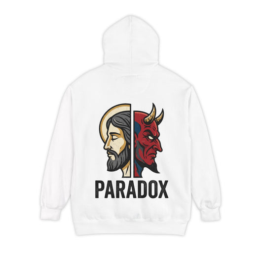Color: White | Paradox Garment-Dyed Hoodie