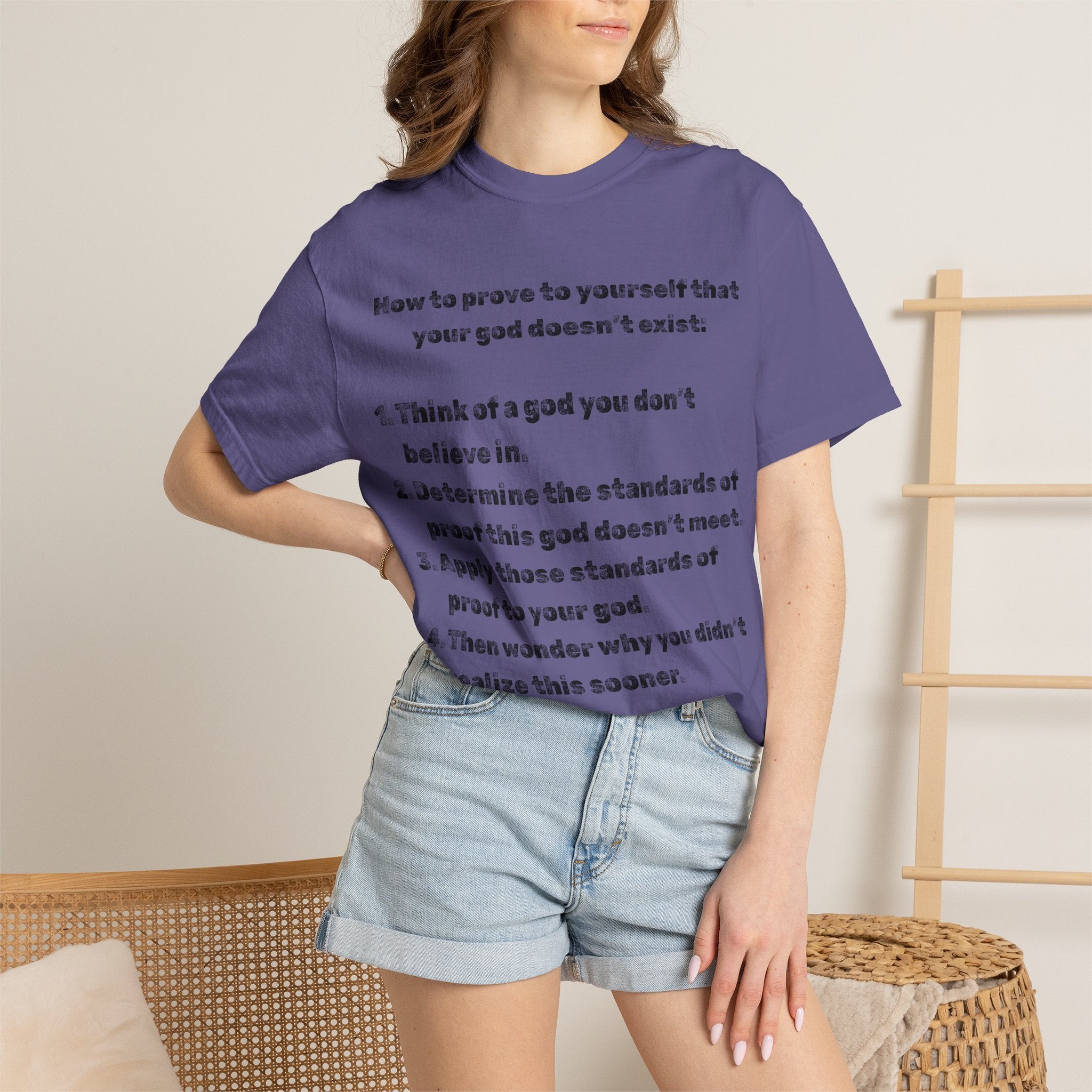 "Divine Double Standard" Unisex Garment-Dyed T-shirt