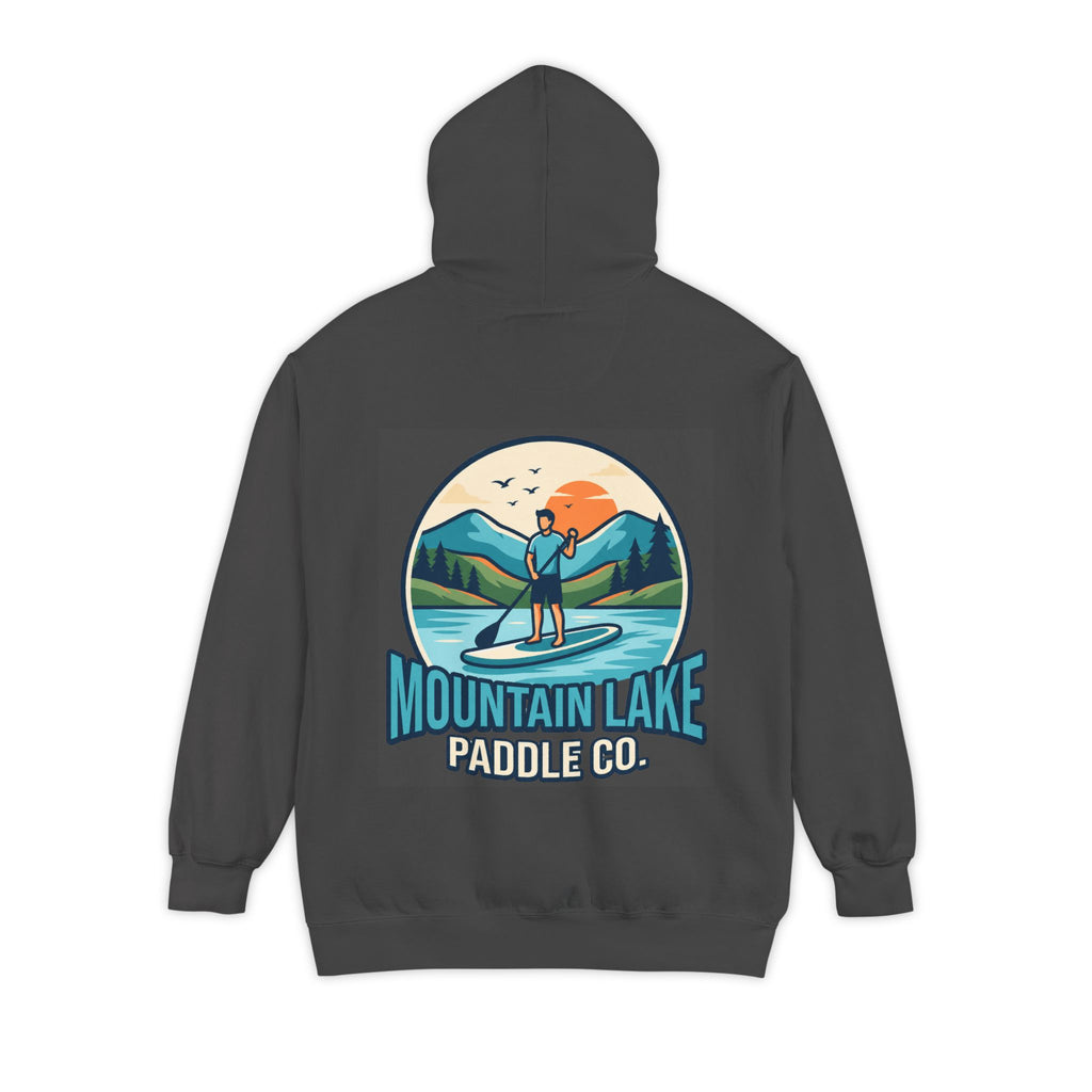 "Mountain Lake Paddle Board" Garment-Dyed Hoodie