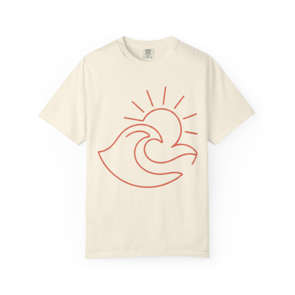 Color: Ivory | Sun Unisex Garment-Dyed Tee