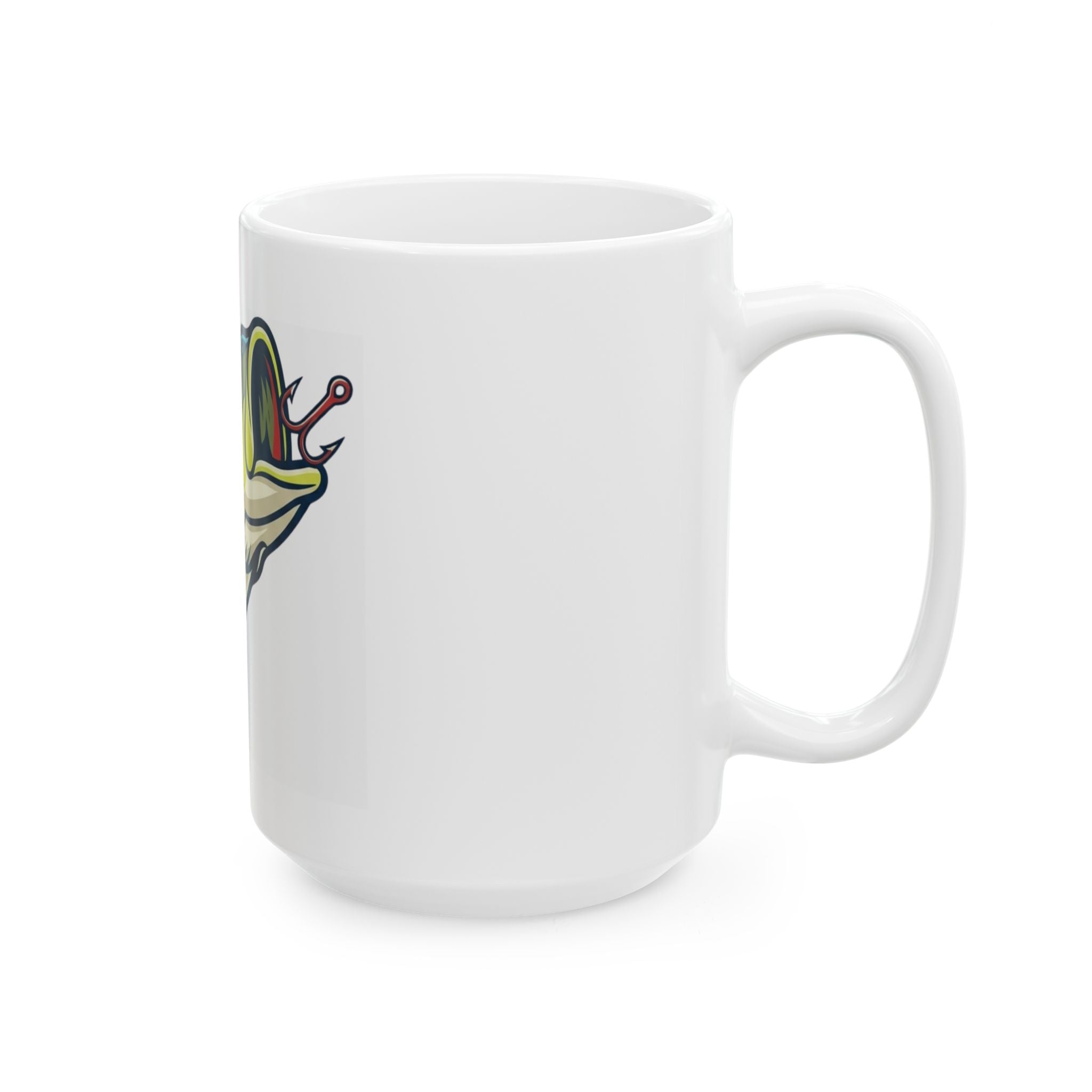 "Jerk Until She Swallows" White Ceramic Mug — Graphic