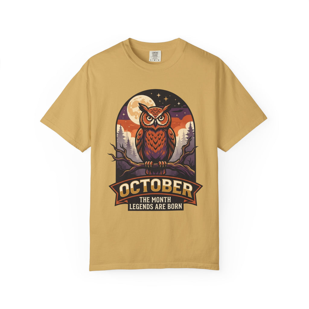 "October Legend" Unisex Garment-Dyed Tee