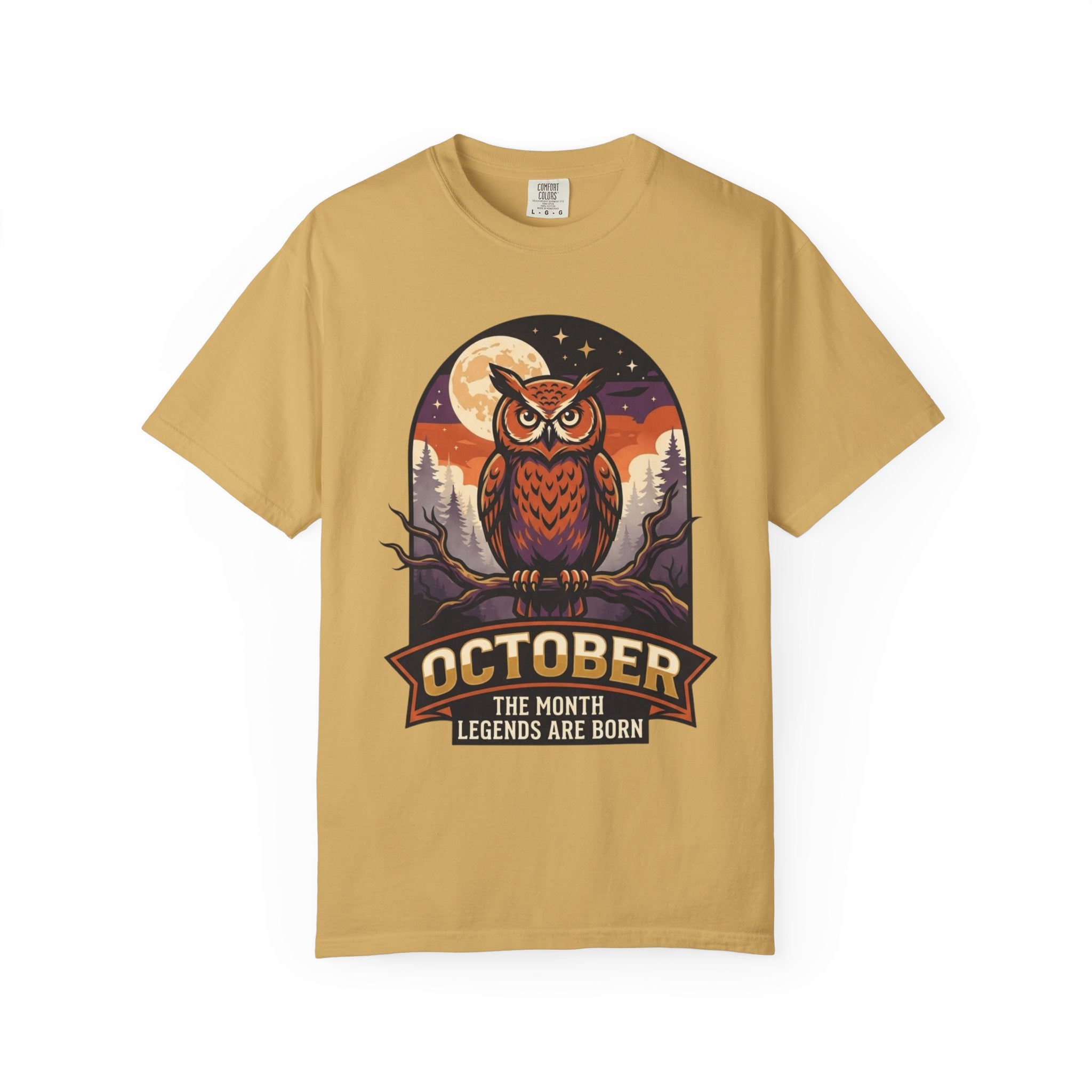 "October Legend" Unisex Garment-Dyed Tee