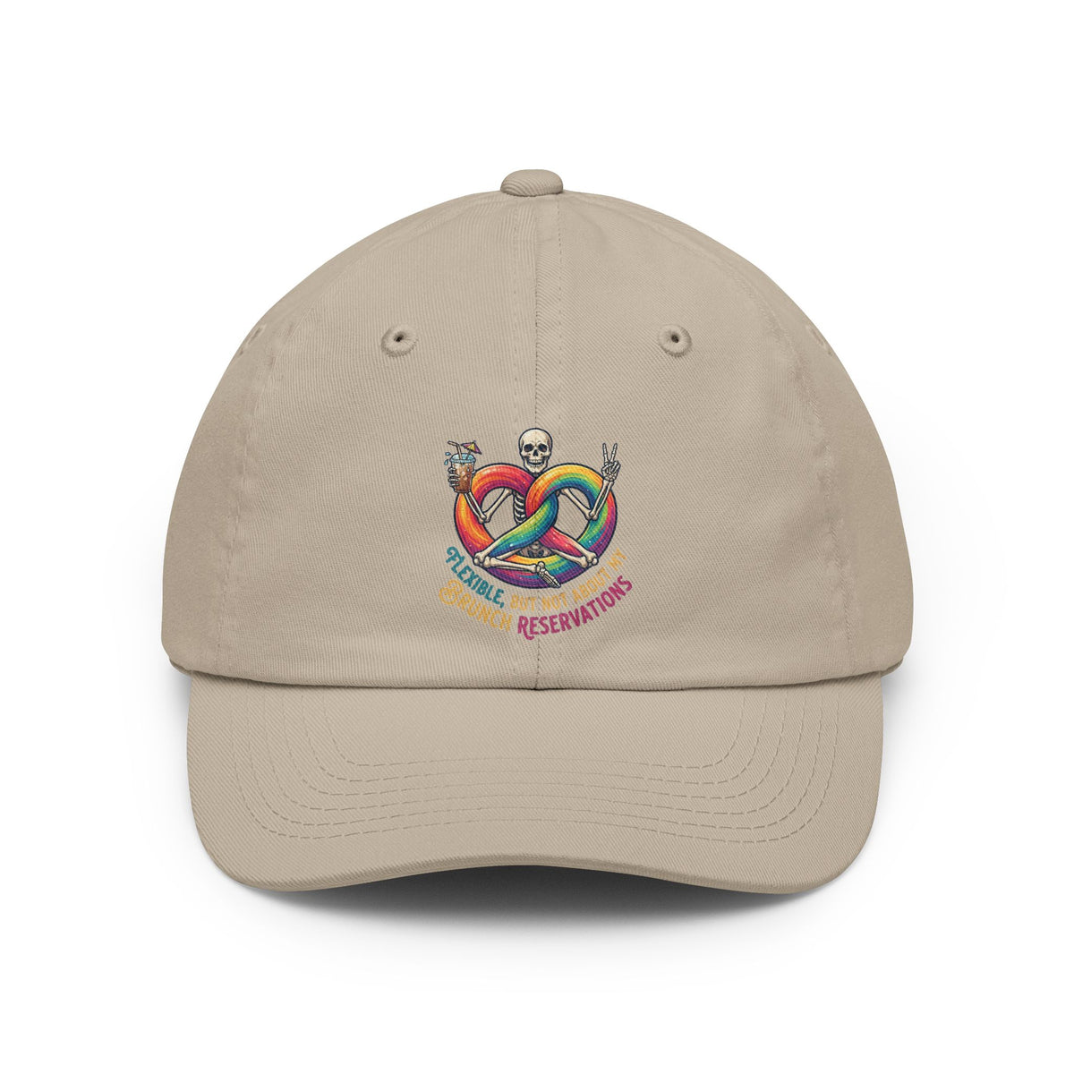 Color: Stone | Flexible But Not About Brunch Dad Hat