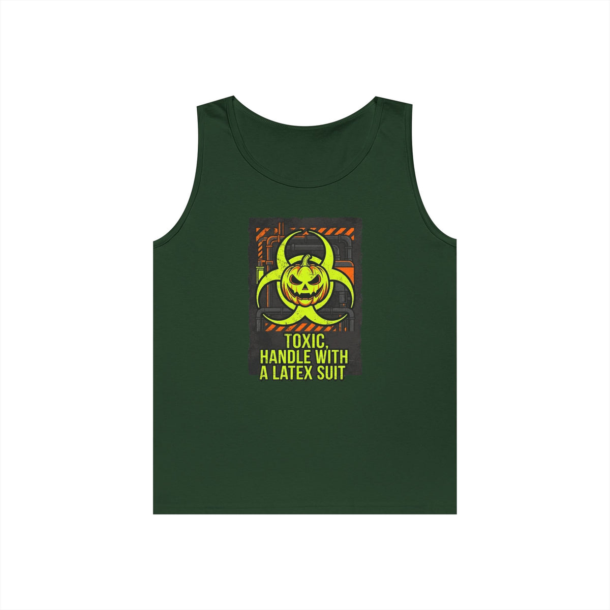 Color: Forest Green | Toxic handle With Latex Tank Top