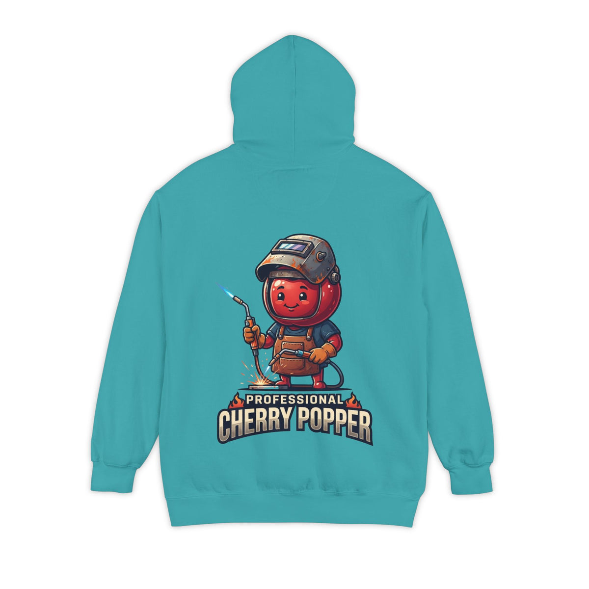 Color: Seafoam | Professional Cherry Popper Garment-Dyed Hoodie