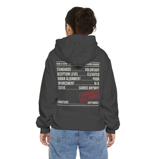 Color: Pepper | Approved (Not Binding) Garment-Dyed Hoodie