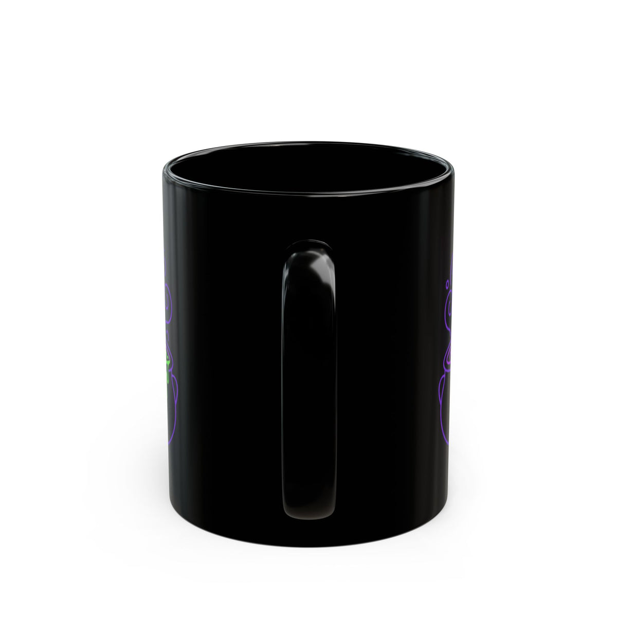"Ride The Handle, Stir The Pot" Black Ceramic Mug — Graphic