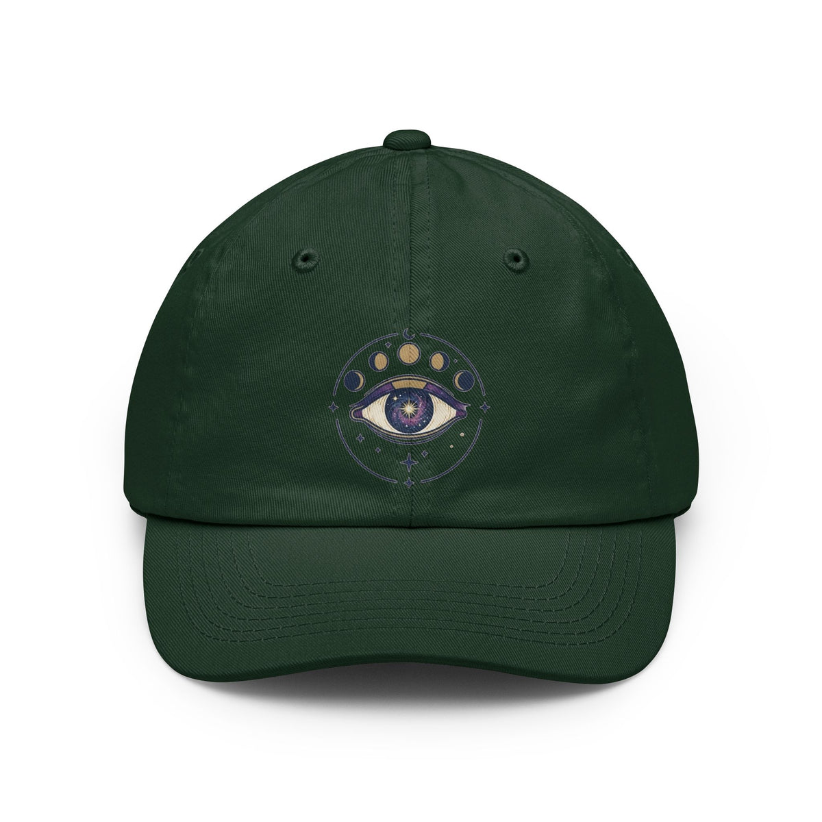 Color: Forest Green | Trust the Universe Dad Hat — Graphic