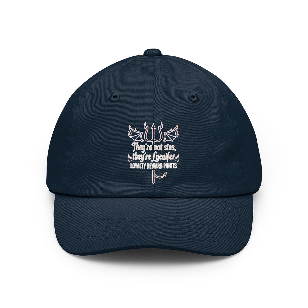Color: Navy | Lucifer Loyalty Dad Hat