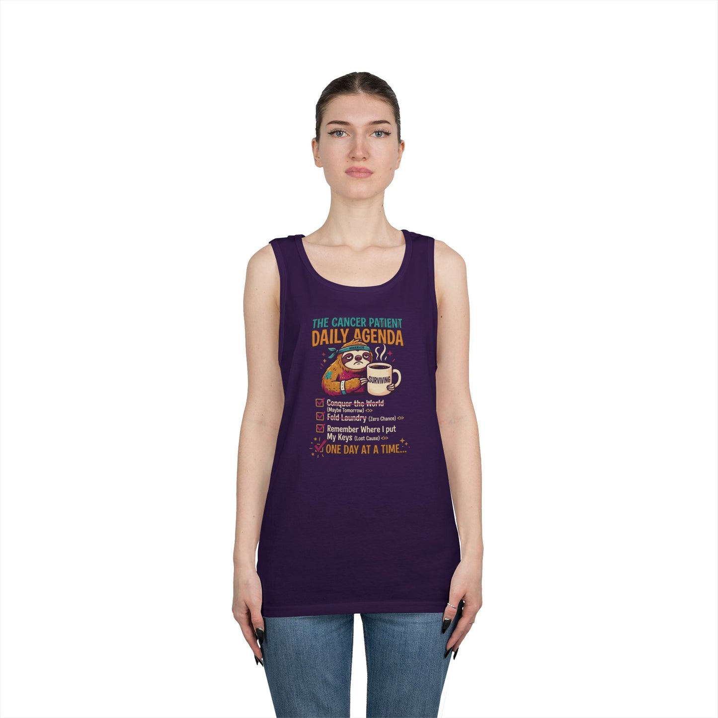 "Cancer One Day At A Time" Tank Top