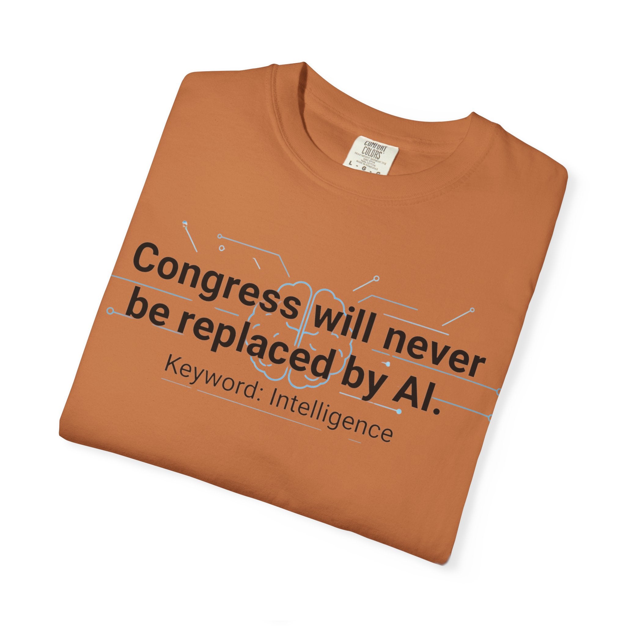 "Congress vs. AI T-Shirt" Unisex Garment-Dyed T-shirt