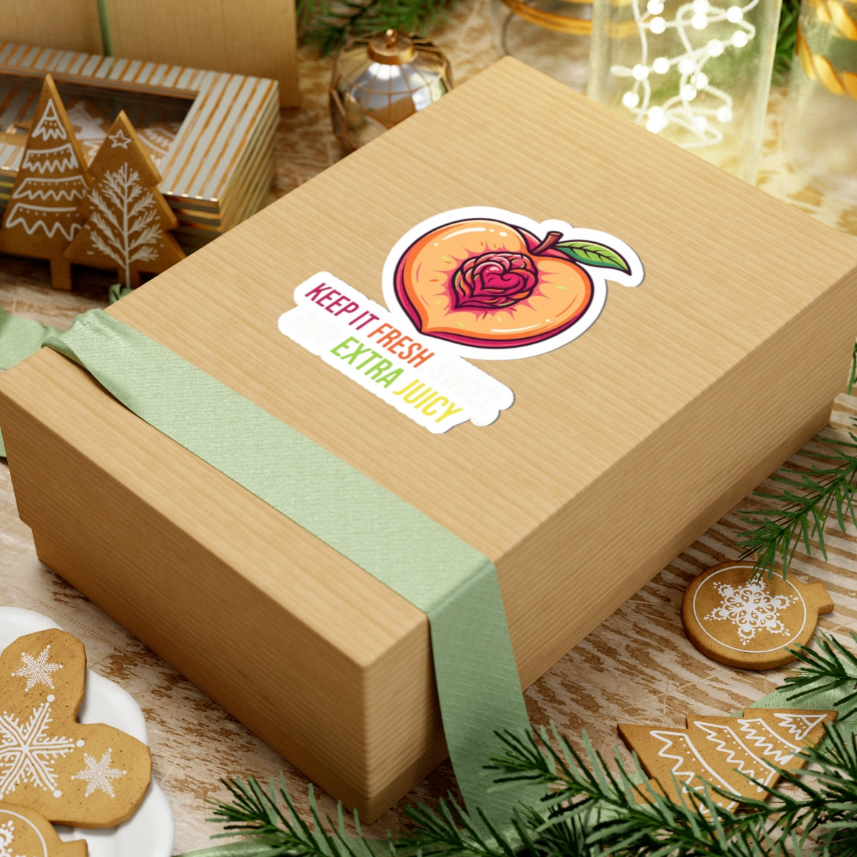 "Warm Sweet Juicy" Sticker — Main