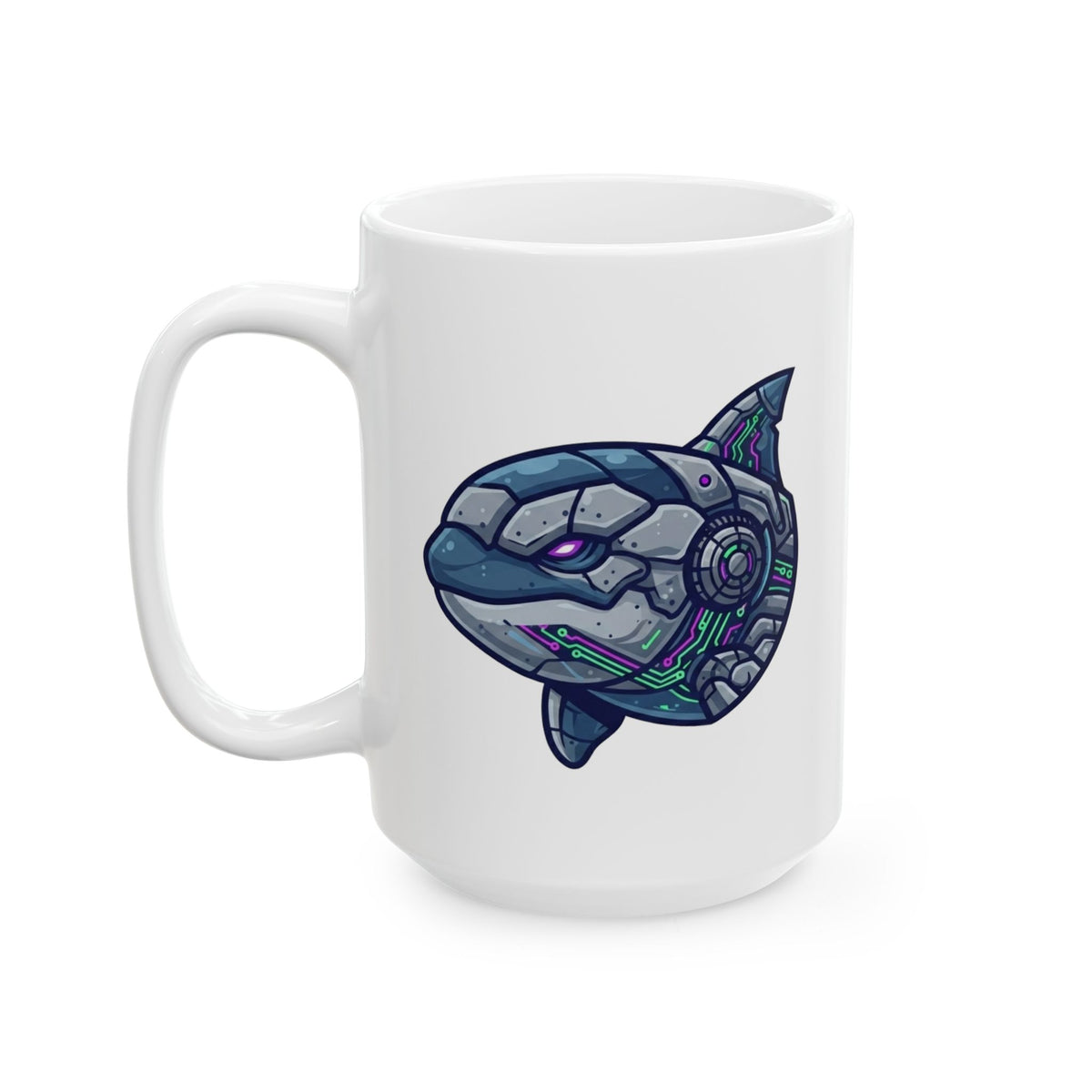 "Killer Whale" White Ceramic Mug — Graphic